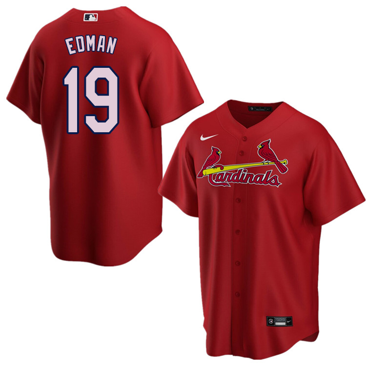 Nike Men #19 Tommy Edman St.Louis Cardinals Baseball Jerseys Sale-Red